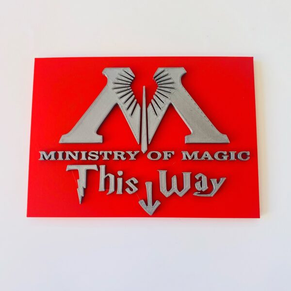 Harry Potter Ministry of Magic sign