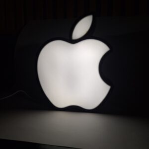 Apple logo wall mountable light