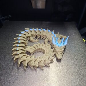 Gold and Blue Dragon