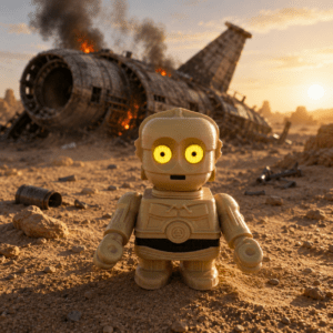 C-3PO Star Wars Chunkable 3D Printed Collectable Figure