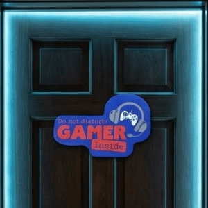 Level Up Your Space: "Gamer Inside" 3D Printed Sign