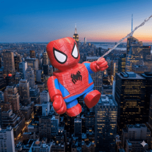 3D Printed Spider-Man-Inspired Collectible Figure