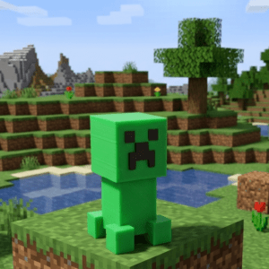 Minecraft-Inspired Creeper Fidget Clicker!